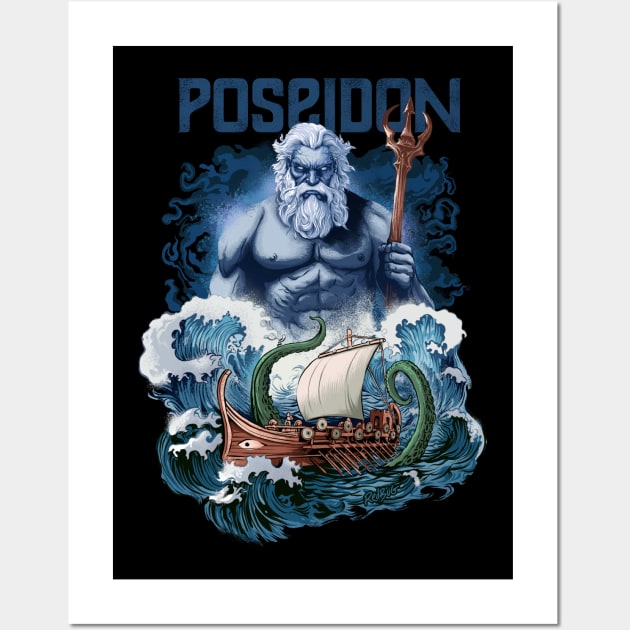 Poseidon Wall Art by RedBug01